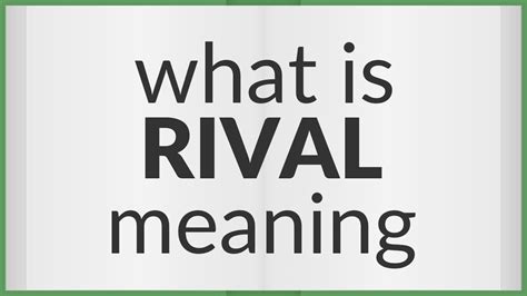 rivalry meaning in malayalam|rival .